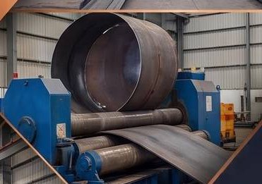 Heavy plate rolling machine