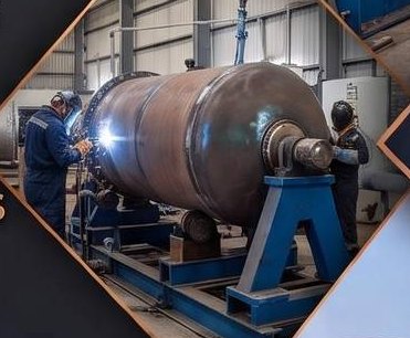 Welding a pressure vessel shell